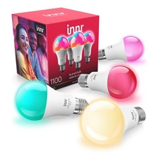 Zigbee A19 Smart Bulb, Works with Hue , Alexa, SmartThings, White  Color, 40