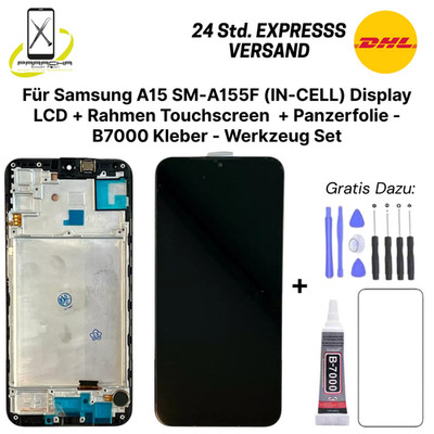 Display Für Samsung Galaxy A15 5G A156B FHD LCD Bildschirm INCELL Rahmen Schwarz