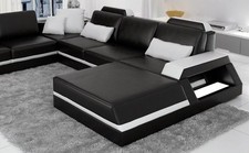 Sofa Couch Polster Designer Sofa U Wohnlandschaft Ledersofa Couchen Sofas Textil