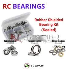 RCScrewZ Rubber Shielded Bearing Kit awe004r for Awesomatix A700L | KIT