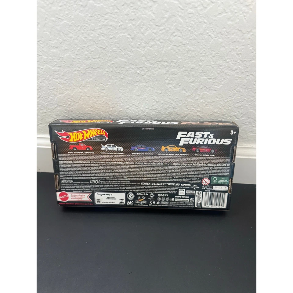 Hot Wheels Toy Cars, Premium Fast and Furious Premium Bundle Set [New][Sealed] - Image 2 of 4