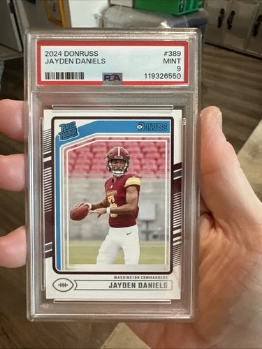 2024 DONRUSS FOOTBALL #389 JAYDEN DANIELS PSA 9