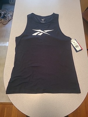 Reebok Women s Training Essentials Vector Graphic Tank Top, Black, Sz. XL
