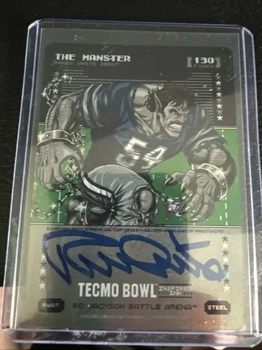 2026 Bo Jackson Battle Arena The Manster Randy White Metallic Ink Steel Auto