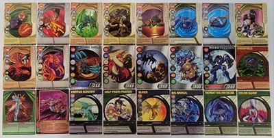 BAKUGAN Battle Brawlers Mixed Lot with Metal and Regular Cards 24 Cards
