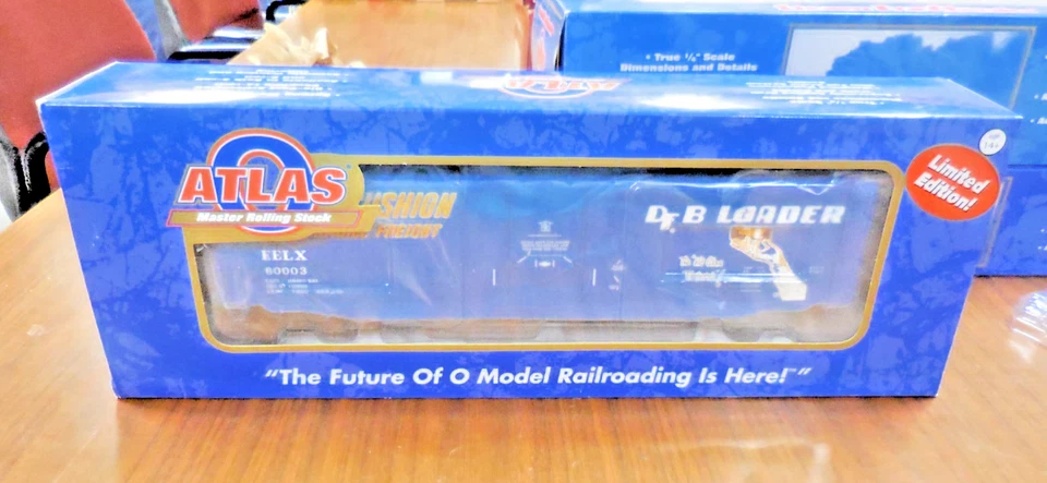 ATLAS O SCALE PLUG DOOR BOXCAR - EVANS LEASING  #3003515 [3 RAIL] - Image 4 of 4