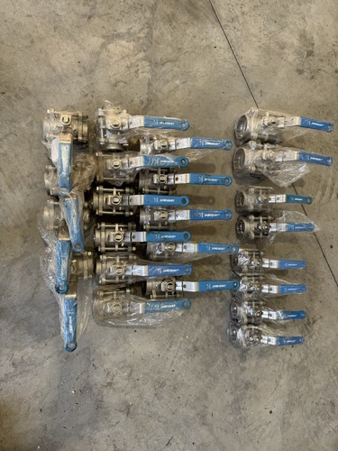 Stainless Steel ball Valves Variety All brands new never used. SOCKET WELD