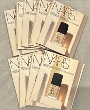 9x NARS Sheer Glow Foundation 4 Shade Light Medium Dark Contouring Sample Card