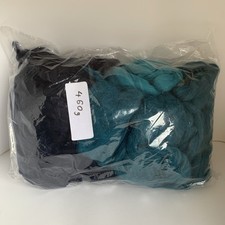 felting wool bundle Navy And Teal  1lb Mix Uk Made