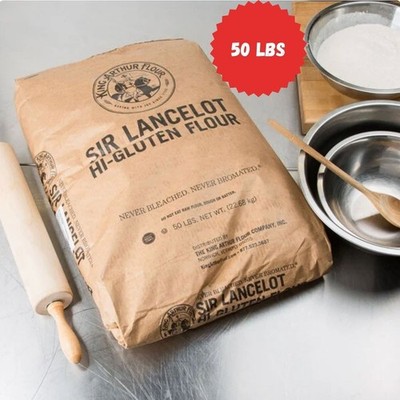 50-Pounds King Arthur Flour Sir Lancelot Hi-Gluten Flour Unbleached 50 lb.