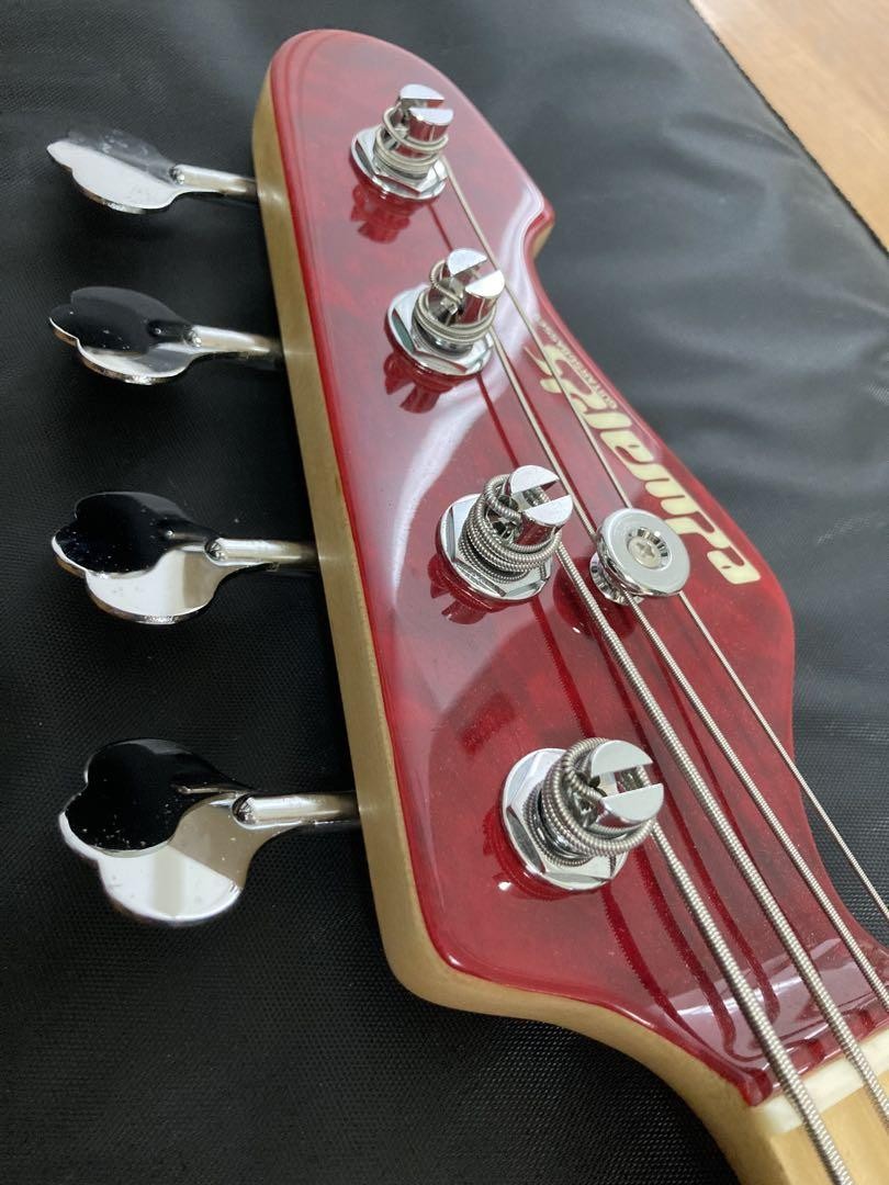 EDWARDS ( エドワーズ )E-AM-150QM Black Cherry Edwards E-AM-150QM Black Cherry Electric Bass Guitar W/Gig