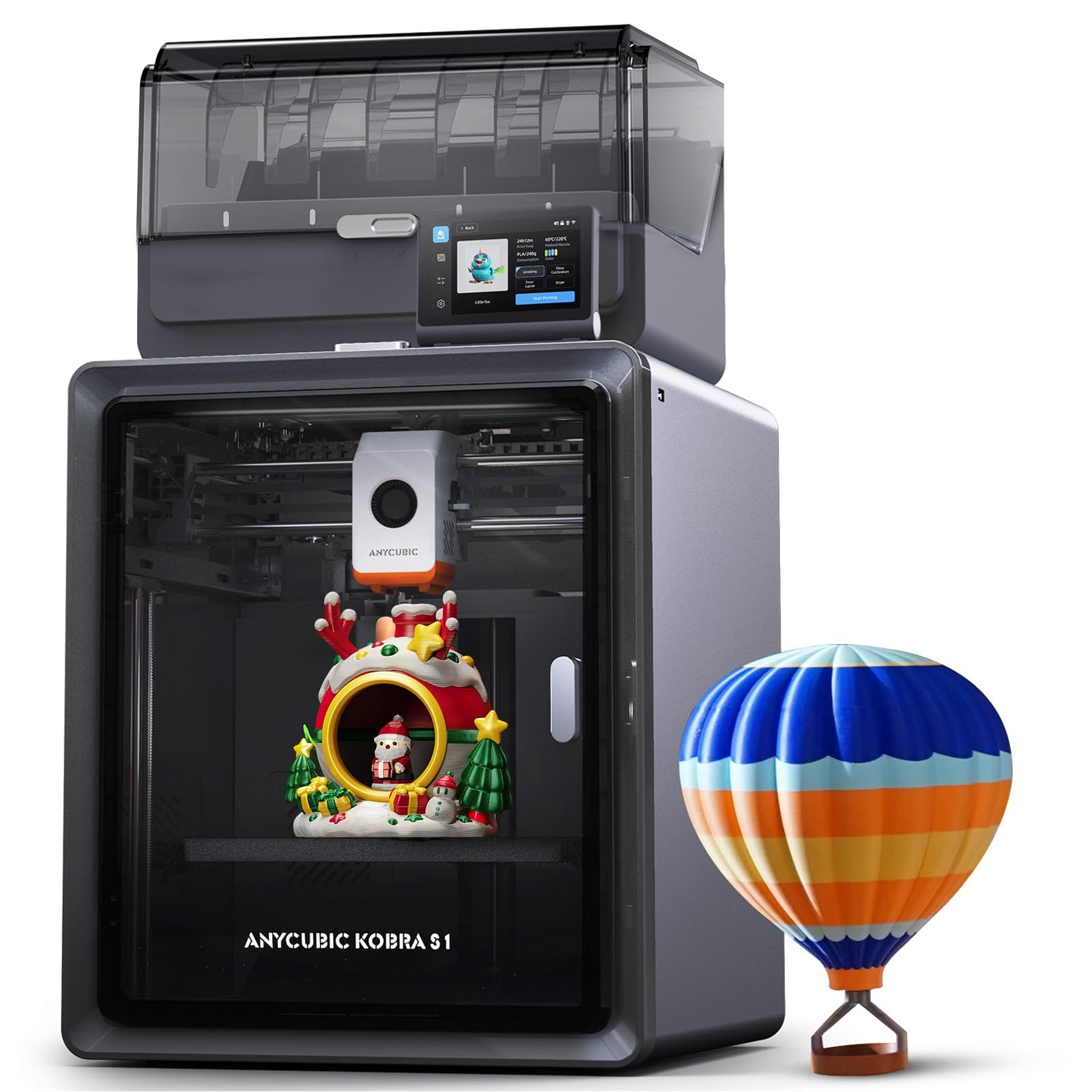 Anycubic™ Kobra S1 Combo stampante 3D 600 mm/s asciugatura filamento ad alta velocità foto 2