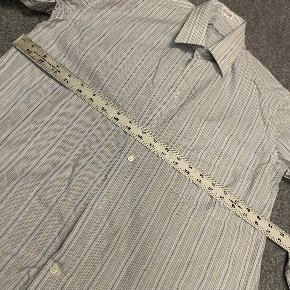 Camisa abotonada vintage Salvatore Ferragamo RARA talla 16 100 % algodón Foto 4 de 4