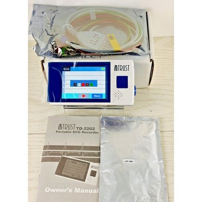 MTRUST TD-2202 Portable ECG Recorder Bluetooth Handheld EKG Monitor Kit