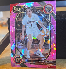 Panini 2025 Select WNBA Te-Hina Paopao Courtside #220 Pink Ice Prizm RC