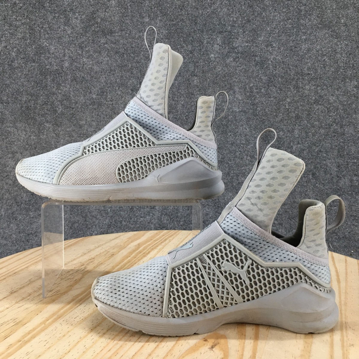 Puma x Rihanna Leadcat Fenty Trainers Womens 6.5 Quarry Gray