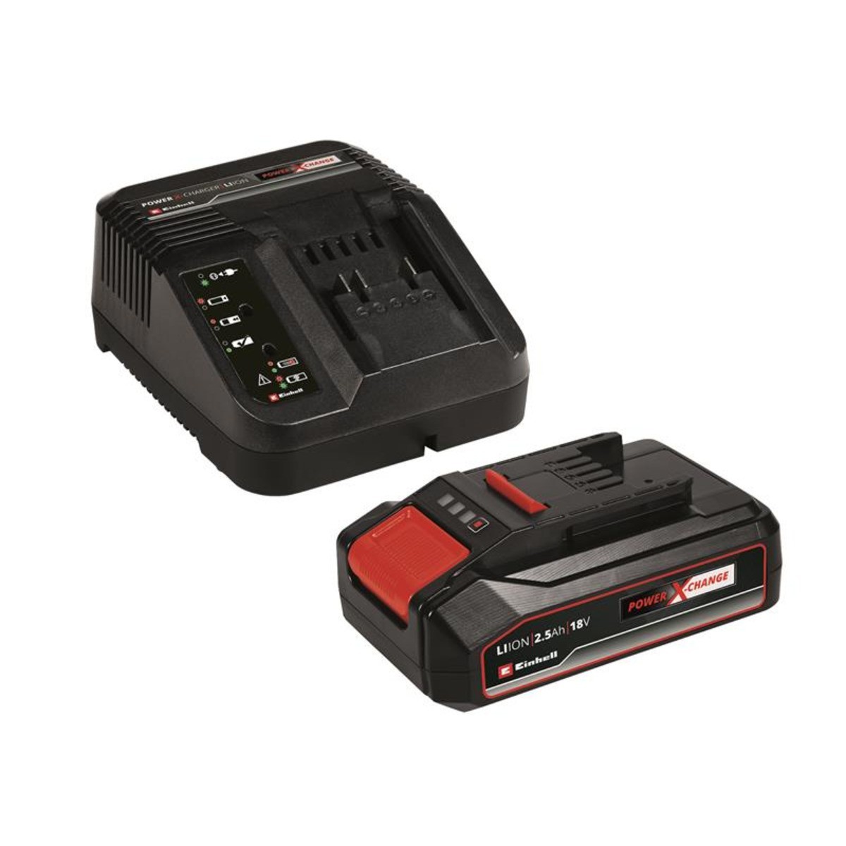 Einhell 2.5Ah Battery And Charger For All Power X-Change 18V Starter Kit 3A