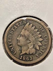 1863 Indian Head Cent/Penny