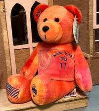 Original Vintage New York State Collectible Quarter Bear 1999 NEW w- COA/ TAG
