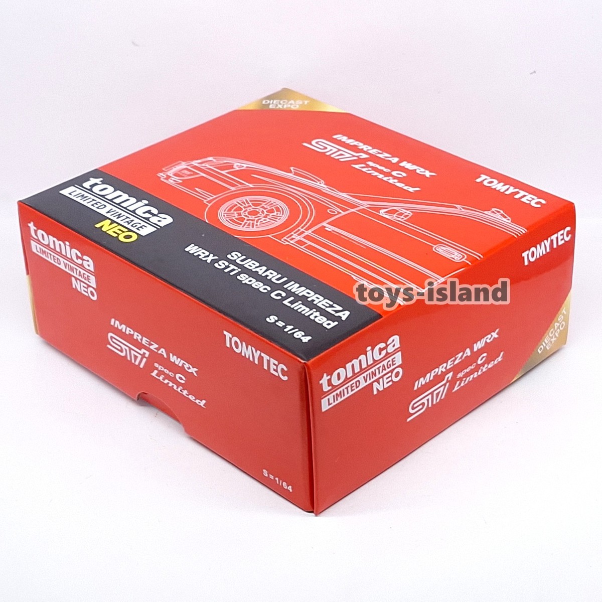 Tomica Limited Vintage LV Subaru Impreza WRX STi Spec C DIECAST