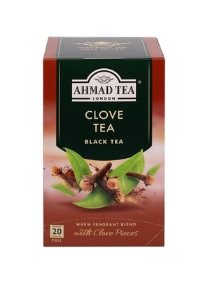 Ahmad Tea Black Tea, Clove Teabags, 20 ct (Pack of 6) - Caffeinated 120 Count 