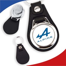 Porte-clés  en simili cuir synthétique Alpine avec jeton de caddie