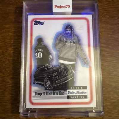 2021 Topps Project 70 #463 Deion Sanders Snoop Dogg Artist Proof AP #d /51