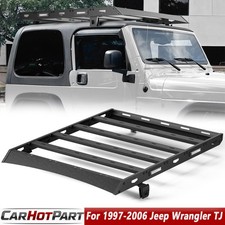 Hardtop Roof Rack Basket Cargo Carrier Storage For Jeep Wrangler Tj 1997-2006