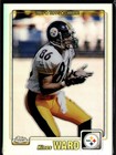 (6054) Hines Ward #/999 2001 Topps Chrome Refractor Steelers