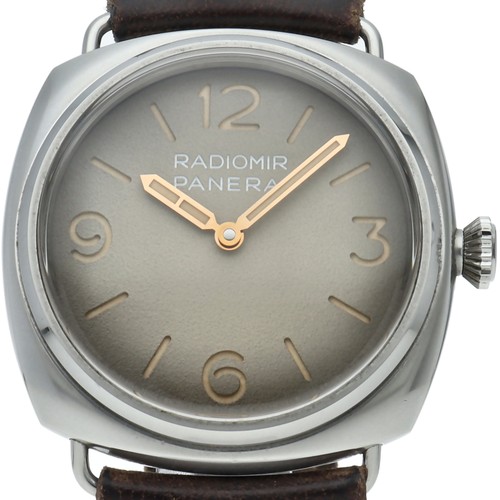 PANERAI Radiomir Tre Giorni 45mm PAM01350 Stainless Steel / Leather mensWatc...
