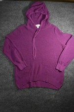 Belle by Kim Gravel Waffle Stitch Clean  Classic Hoodie Sweater