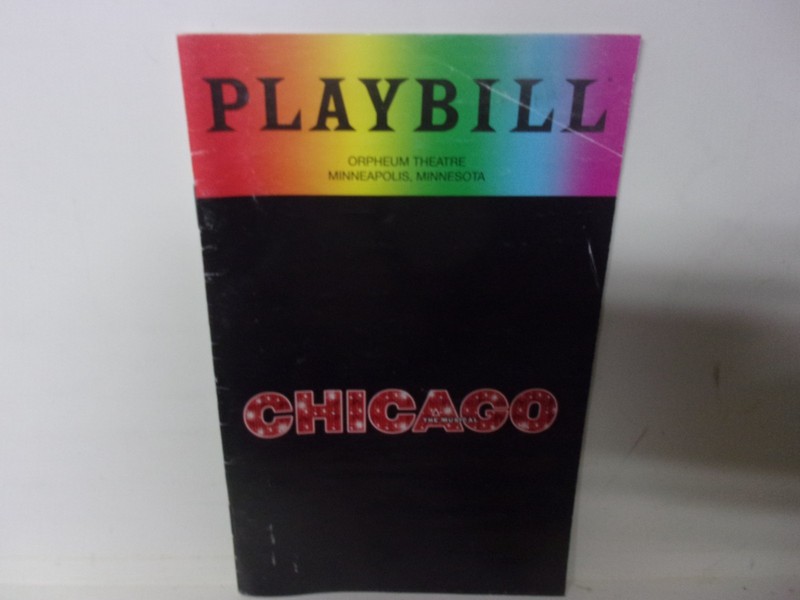 Vtg. Chicago Playbill Magazine Orpheum Theater Minneapolis Minnesota