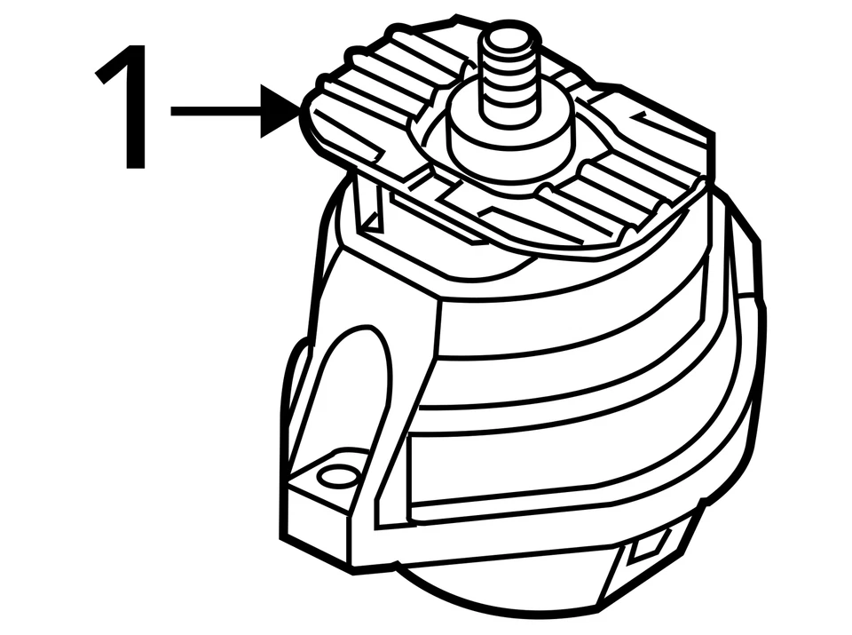 BMW 535i 2004-2010 montaje de motor - derecho 22116761090 Foto 4 de 4