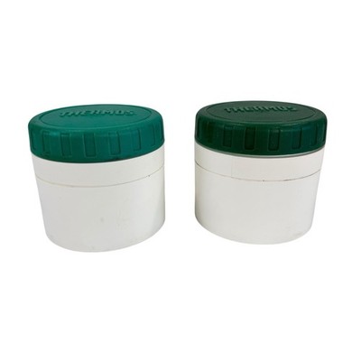 Set of 2 Thermos Insulated Jars Screw On Lids #1155