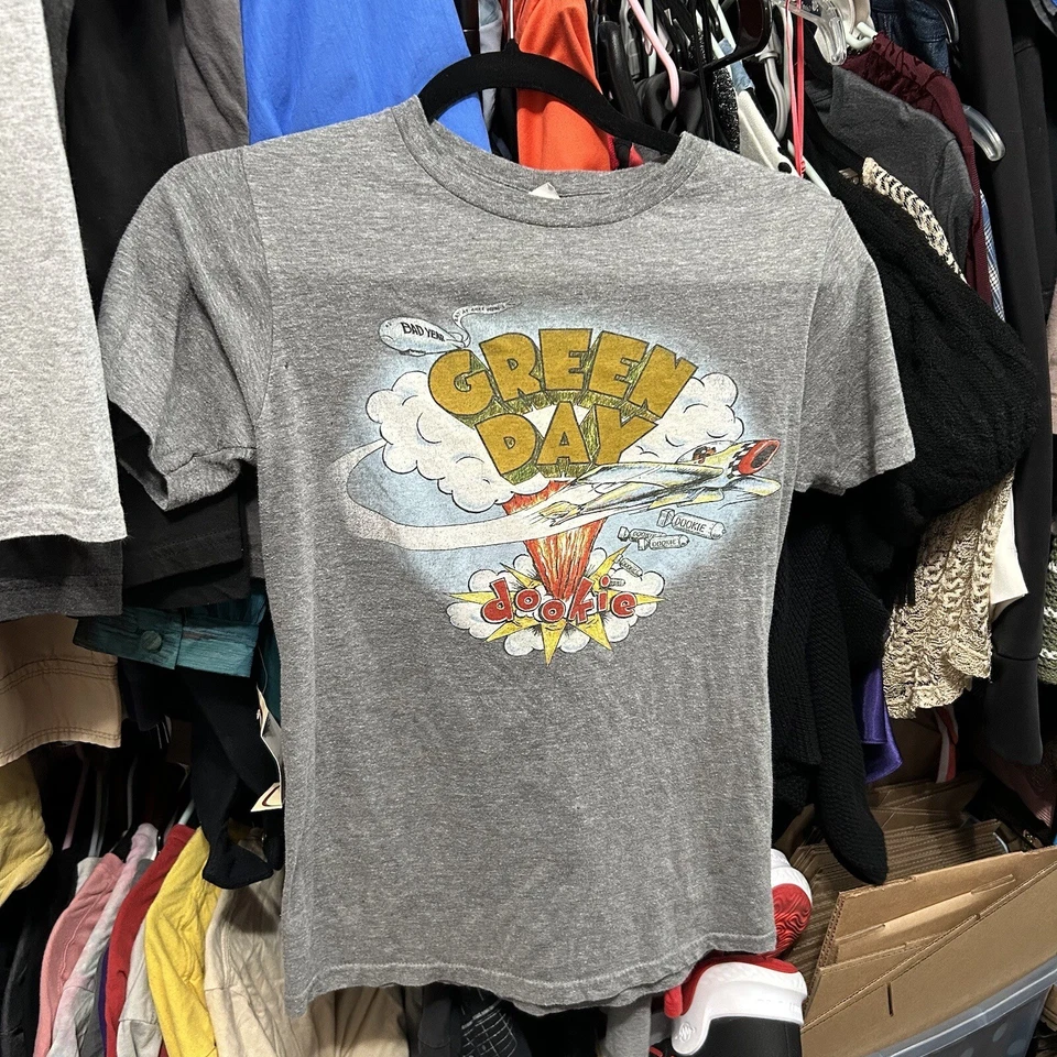 Bay Island Green Day серый графический футболка размер маленький - "Marg - Изображение 4 из 4