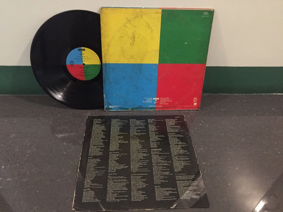 Queen 33 rpm Philippines 12" EP LP hot space Foto 3 de 3