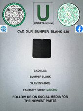 Fitsfor Cadillac Xlr Rear Bumper Blank Part 12335690
