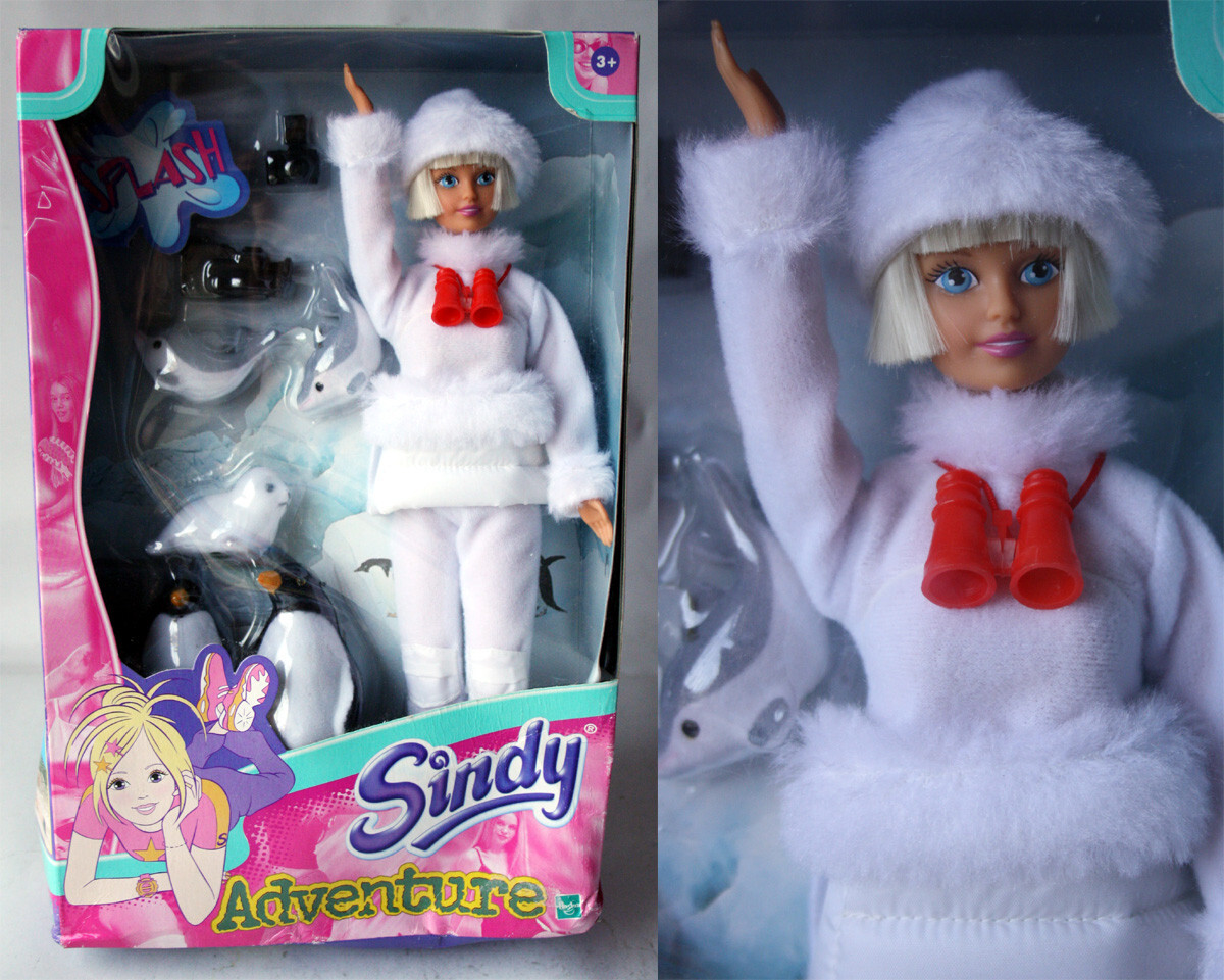 RARE VINTAGE 90'S SINDY ADVENTURE NORTH POLE DOLL HASBRO EUROPEAN