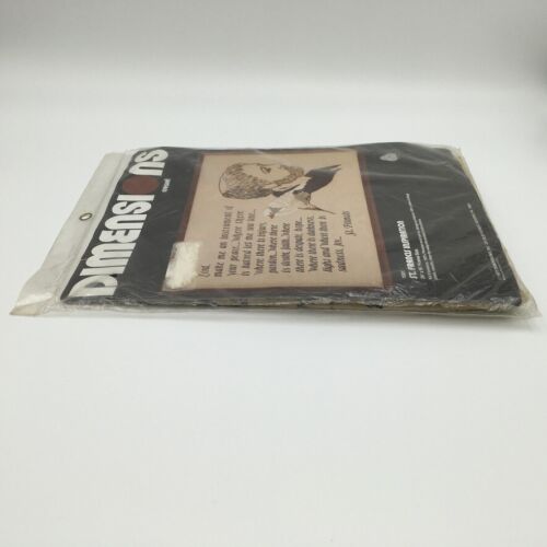 Dimensions Vintage Crewel Embroidery Kit St Francis Prayer #1001 1977 - Picture 3 of 7
