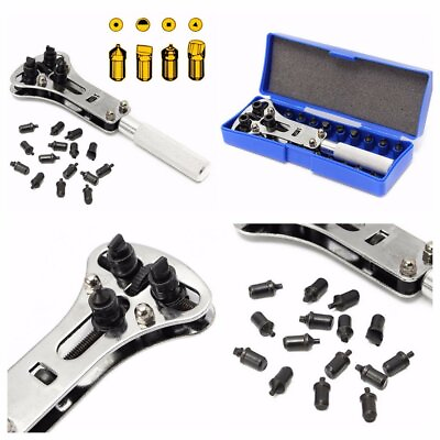 #ad #ad Watch Band Back Case Opener Fixer Repair Tool Kit Battery Screw Cover Remover $8.16