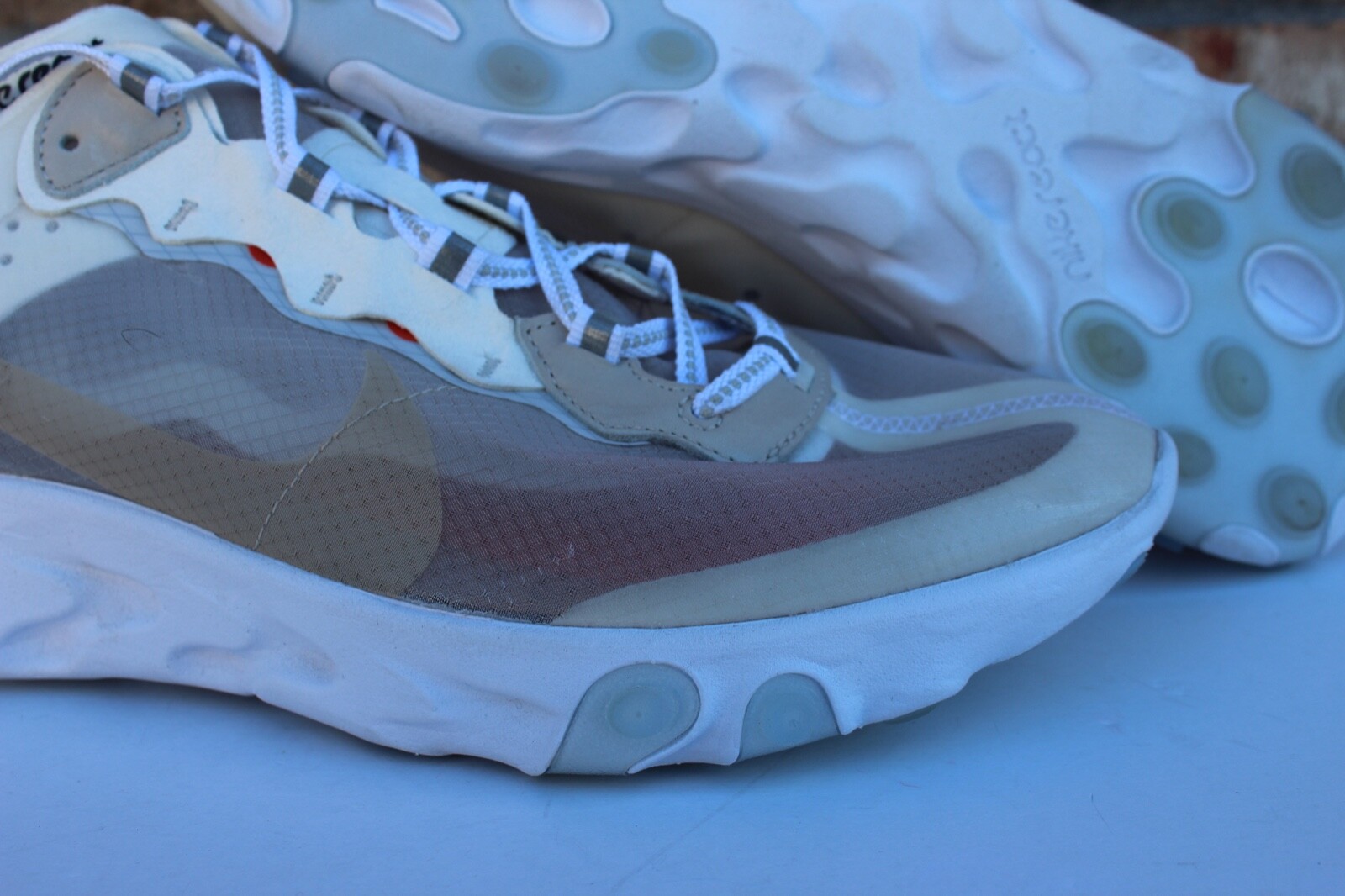nike react element 87 sail light bone ebay