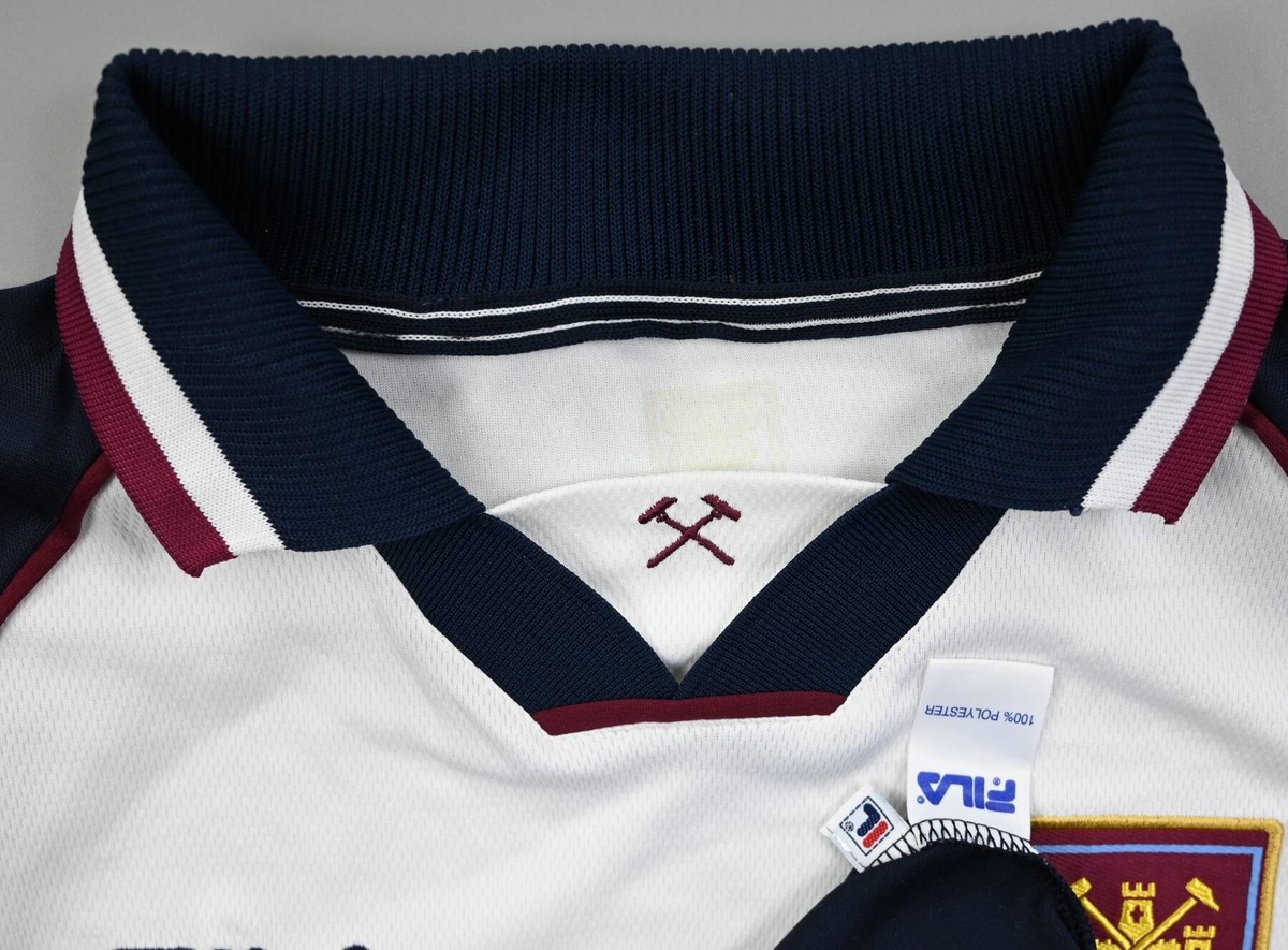 Fila 1999-01 WEST HAM UNITED SHIRT TRIKOT 3XL | eBay