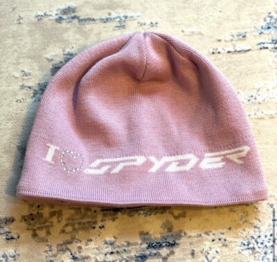 Spyder Beanie Hat Pink OS With Rhinestones | eBay display picture 1