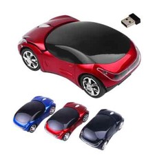 2.4GHz 3D Optical Wireless Mouse Mice Car Shape Receiver USB For PC Laptop