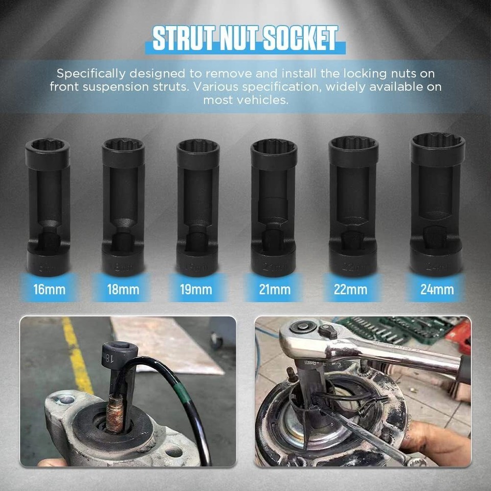 OEMTOOLS 24365 Volvo Shock Retaining Nut Strut Removal Socket Tool