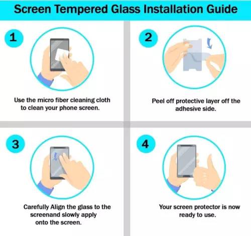 For Motorola Moto G 5G 2024 Clear Tempered Glass Screen Protector Case Friendly - Picture 5 of 6
