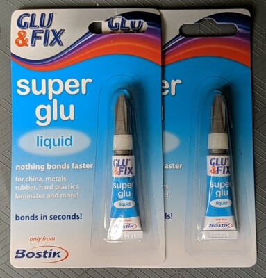 Bostik Sekundenkleber flüssig 3g Tube - 2er Pack 