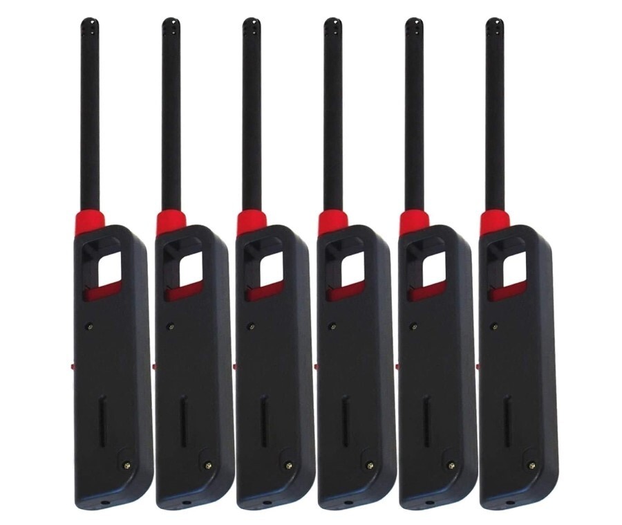 6 Pack - Handi Fuel Included Handi BBQ Grill Click Flame Long Stem Lighter
