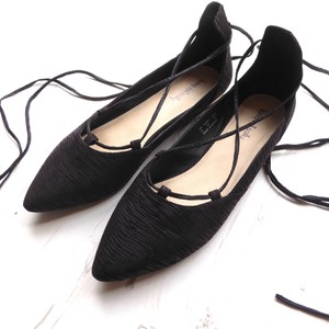 ankle tie shoes flat