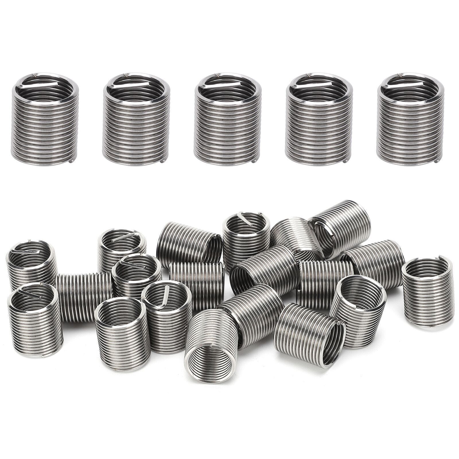 20Pcs Wire Thread Insert Coiled Sleeve Bushing Nut Threaded Expansion Tool Kit